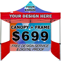 Event Canopy Full color print Hardware